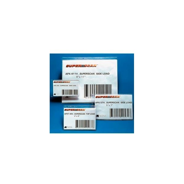 Aigner Index Label Holders, 6" x 4", Clear, Self Adhesive, Top Load (50 pcs/pkg) SST46 - main